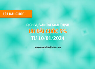 Giảm ngay 5% cước khi thuê xe tải chở hàng trong nội thành TPHCM (đến 31/1/2024) uu-dai-cuoc